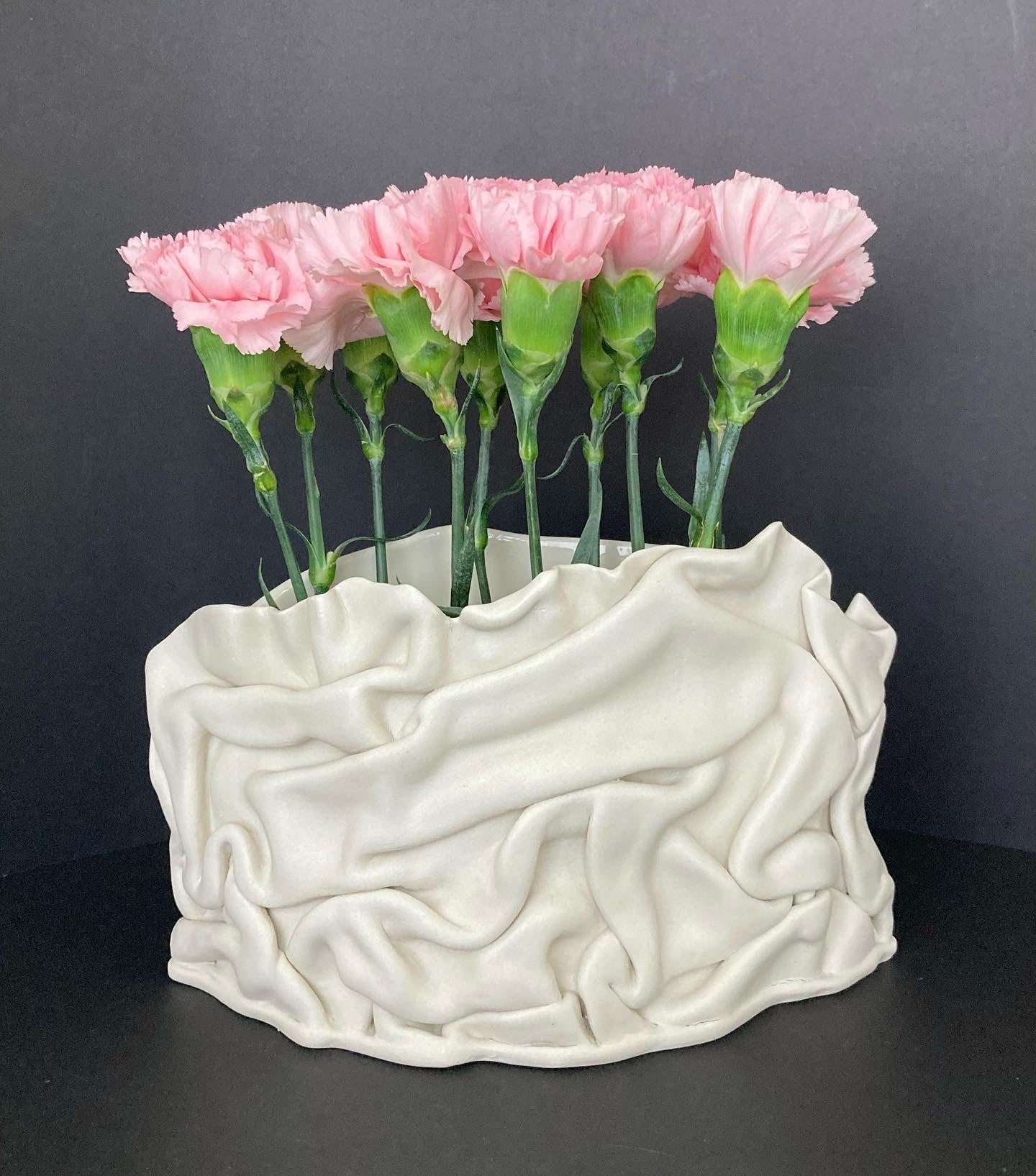 Folds Vase 002, Natural